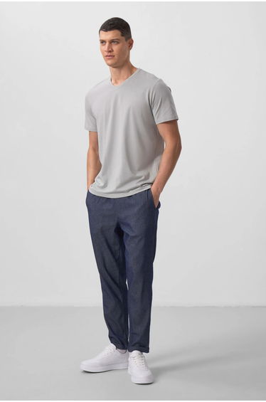 TOMMY Men's V-Neck Short Sleeve T-Shirt
