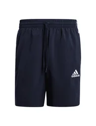 Men's adidas Aeroready Essentials Chelsea 3-Stripes Shorts in Blue - 1