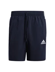 Men's adidas Aeroready Essentials Chelsea 3-Stripes Shorts in Blue