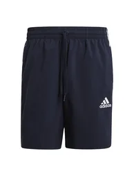 Men's adidas Aeroready Essentials Chelsea 3-Stripes Shorts in Blue - 2