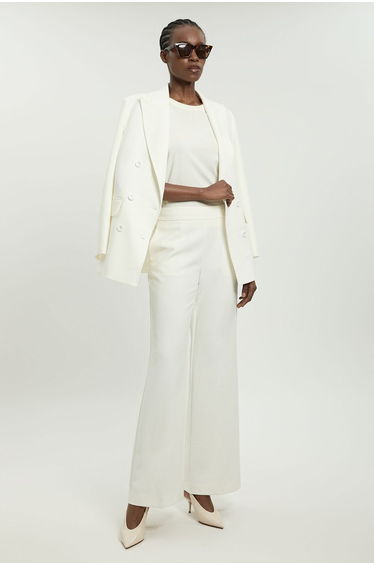 Compact Stretch Tailored Straight Leg Trouser