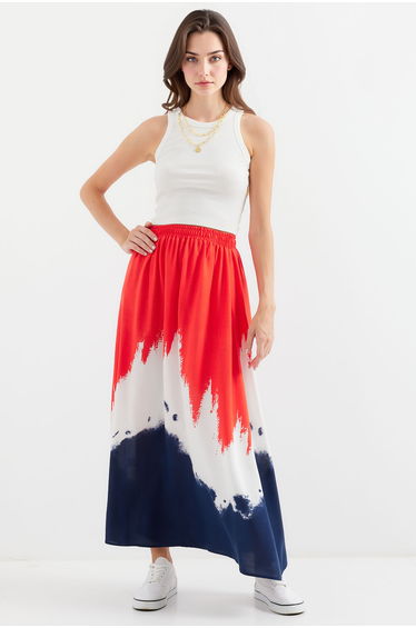 BDART Gradient Maxi Skirt with Elastic Waist