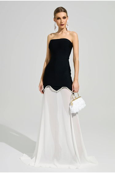 Mansfield Black Strapless Bandage Dress