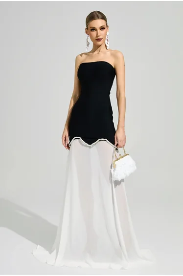 Mansfield Black Strapless Bandage Dress