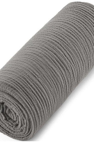 Yafa 100% Organic Cotton Muslin 200 Thread Count Fitted Sheet