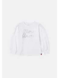Erin White Sequin Slogan Top - 3
