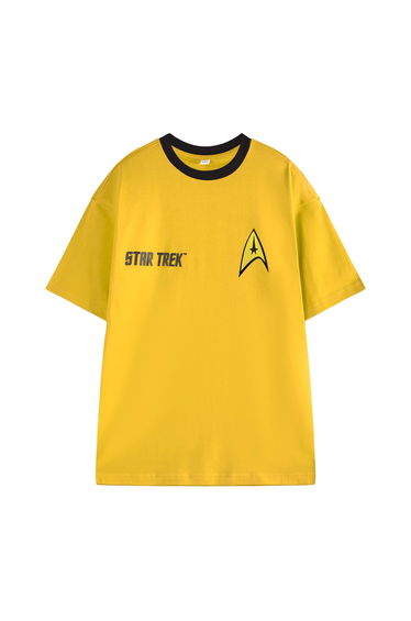 Star Trek Mens Uniform Short-Sleeved T-Shirt - Yellow