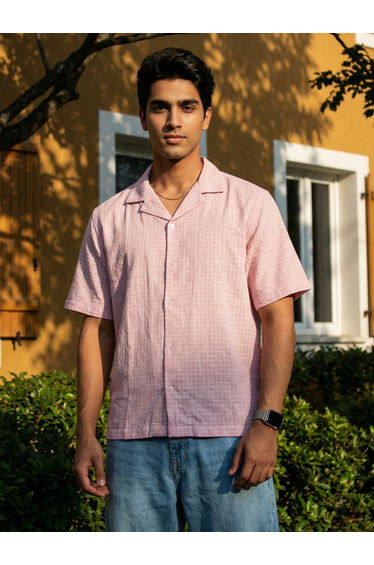 Men Relaxed Checked Casual Shirt