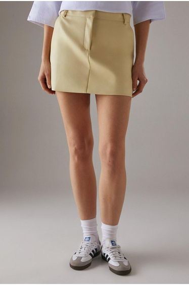 PU Micro Mini Skirt Co Ord