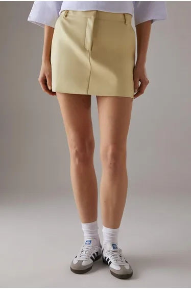 PU Micro Mini Skirt Co Ord