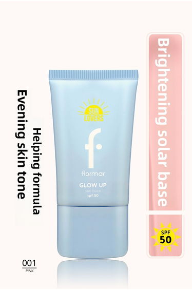Sun Lovers Glow up Moisturizing Effect & Shimmering Finish Sunscreen Base Spf50- 001 Transparent
