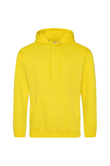 Awdis Unisex College Hooded Sweatshirt / Hoodie - Sun Yellow