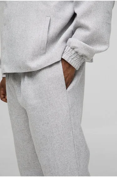 بنطلون بوكلية بأرجل مستقيمة بخصر إيلاستيك - للمقاسات الكبيرة