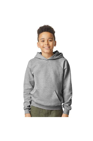 Gildan Childrens/Kids Midweight Fleece Hoodie - Sports Grey