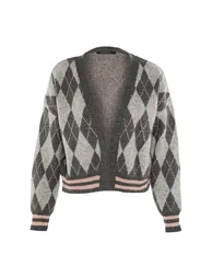 Cardigan - Gray - Regular fit - 5