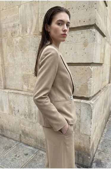 MY FASHION Classic Buttoned Blazer
