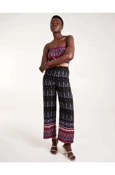 Belted Bandeau Jumpsuit