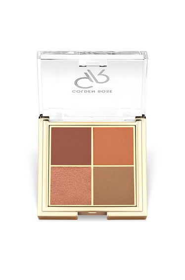 Golden Rose QUATTRO EYESHADOW PALETTE NO:05 RED BRICK
