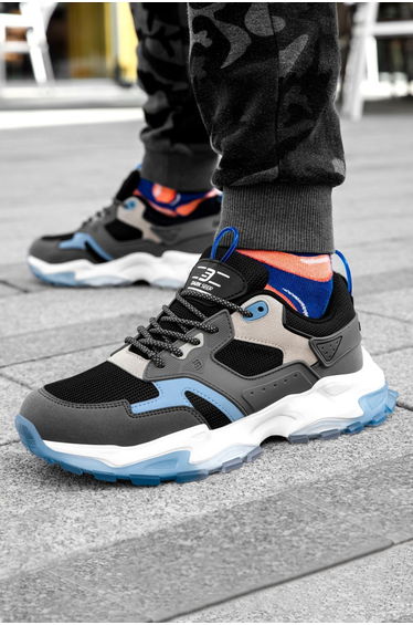 Ds Gestor Black Blue Men's Sneaker