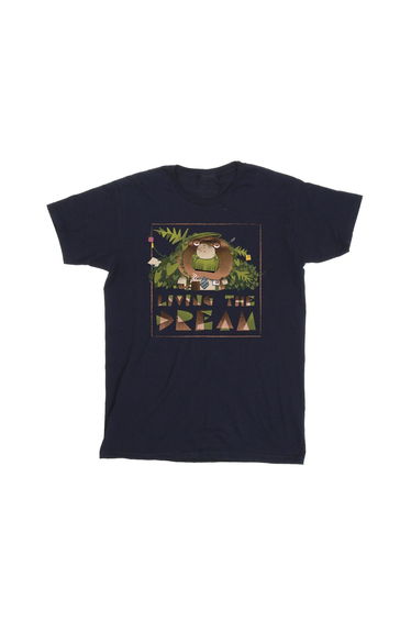 Elemental Girls Living The Dream Cotton T-Shirt - Navy Blue