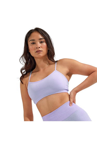 TriDri Womens/Ladies Melange Seamless 3D Sports Bra - Lilac