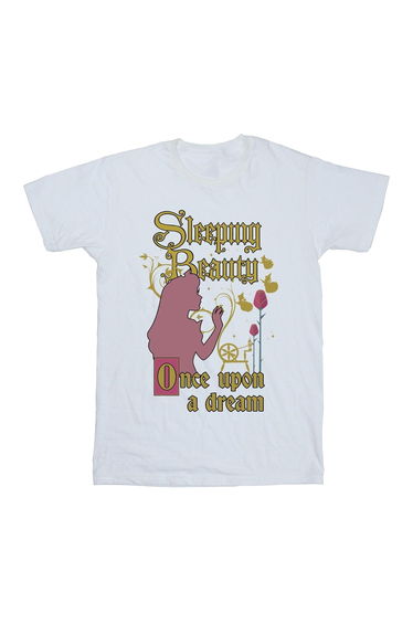 Sleeping Beauty Girls Once Upon A Dream Cotton T-Shirt - White