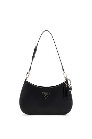 Noelle Ii Top Zip Shoulder Bag Black