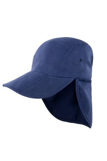Result Unisex Headwear Folding Legionnaire Hat / Cap (Pack of 2) - Navy Blue