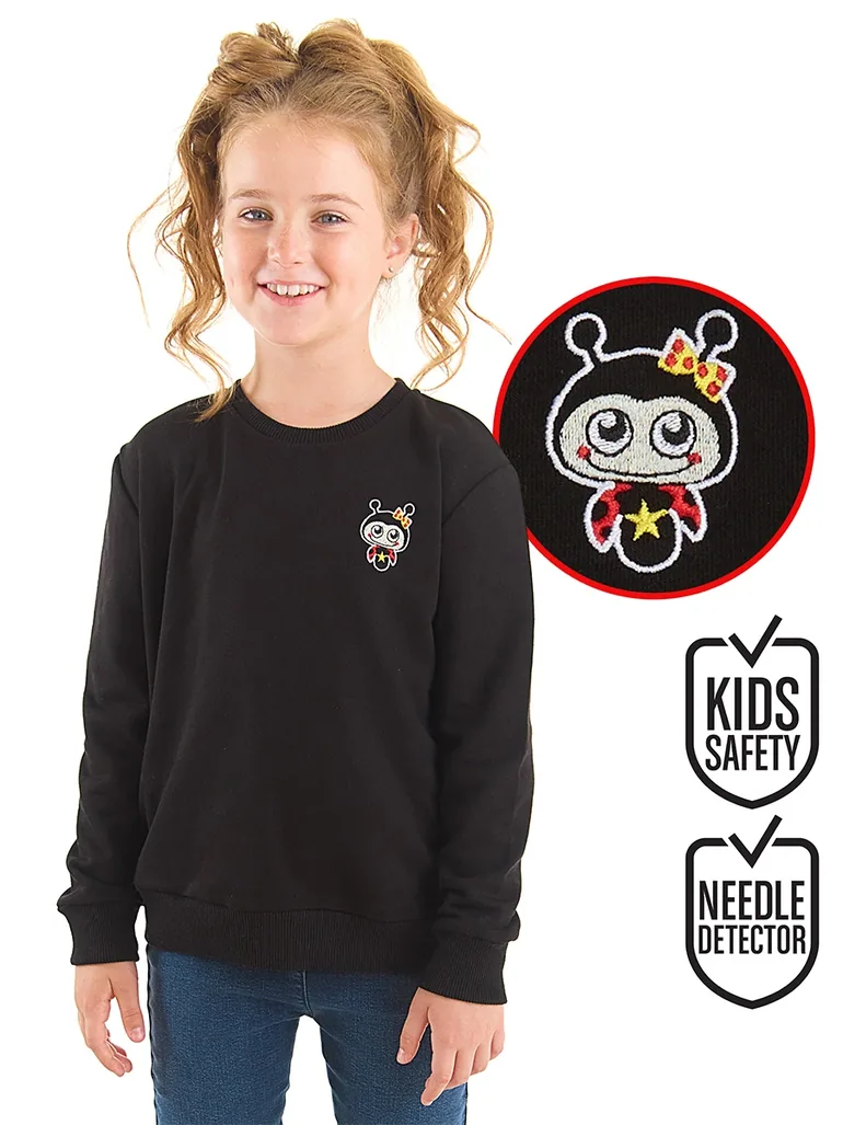 Ladybug Girl's Sweatshirt