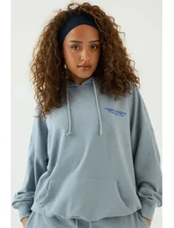 DSGN Studio Training Club Lightweight Oversized Hoodie - slate blue - 2