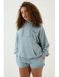 DSGN Studio Training Club Lightweight Oversized Hoodie - slate blue