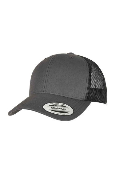 Flexfit Unisex Adult Classics Recycled Two Tone Trucker Cap - Charcoal/Black