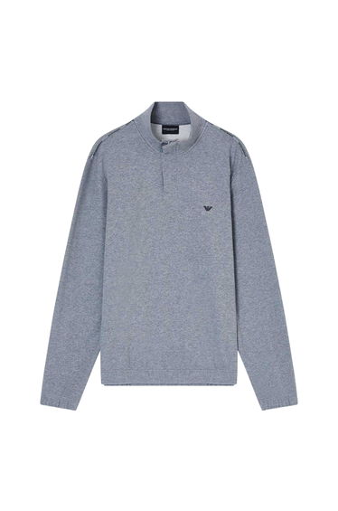 Emporio Armani EA7 Mens Casual Sweatshirt - Grey Melange