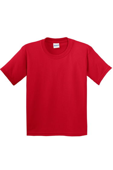 Gildan Childrens Unisex Soft Style T-Shirt - Red