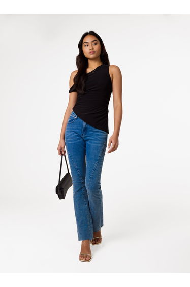 Asymmetric Butterfly Hem Top