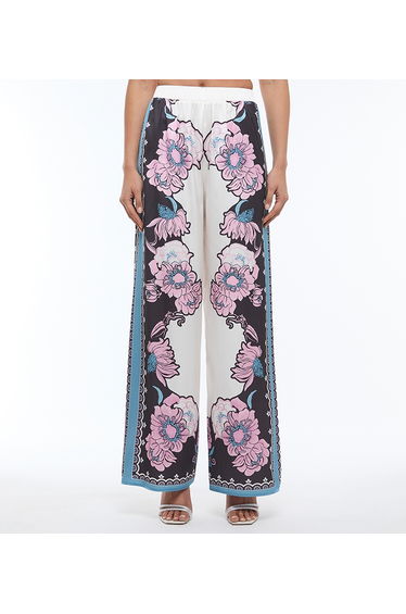 BCBG PLACEMENT PRINTED COLOUR BLOCK PANTS