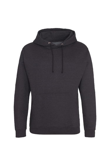 Awdis Unisex College Hooded Sweatshirt / Hoodie - Black Smoke