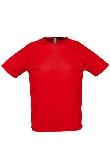 SOLS Mens Sporty Short Sleeve Performance T-Shirt - Red