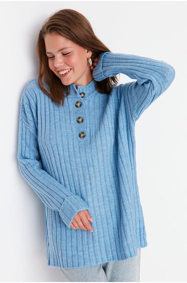 Sweater - Blue - Relaxed fit