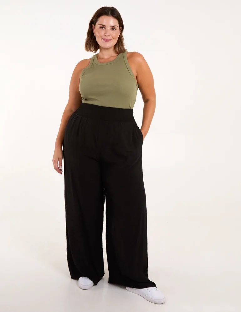 sachin and babi light blue dress Plus Size Wide Leg Pants & Trousers main image 1
