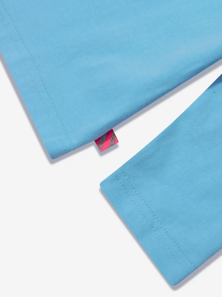 Girls Long Sleeve T-Shirt in Blue - 3
