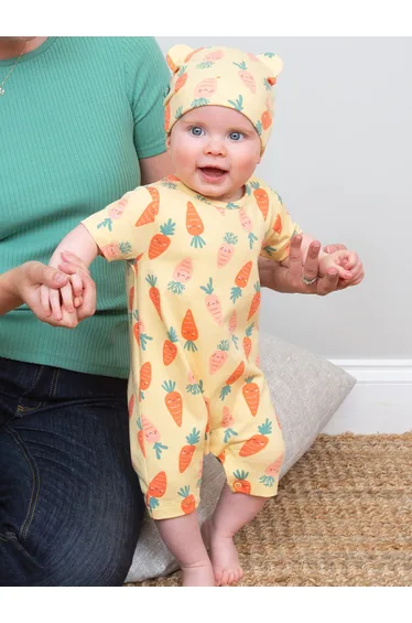Happy Carrot Romper