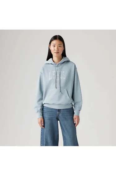 هودي ليفيس أزرق بأكمام طويلة