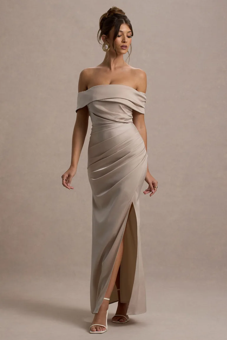 bardot wrap maxi dress Lucianna Maxi Wrap Dress