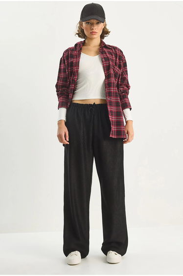 LUCCI High Waist Wide Leg Pants