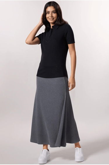 Polo Top - SEASONAL BLACK