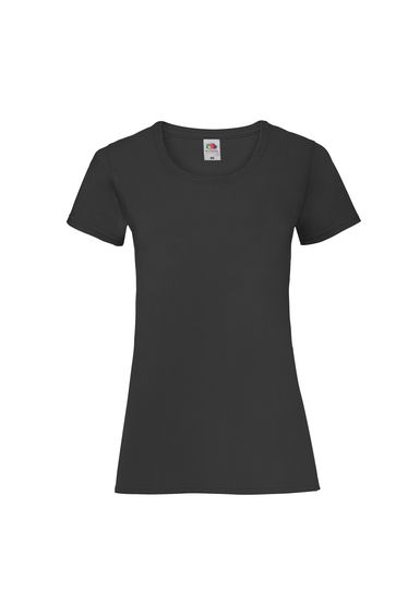 Fruit of the Loom Womens/Ladies Lady Fit T-Shirt - Black