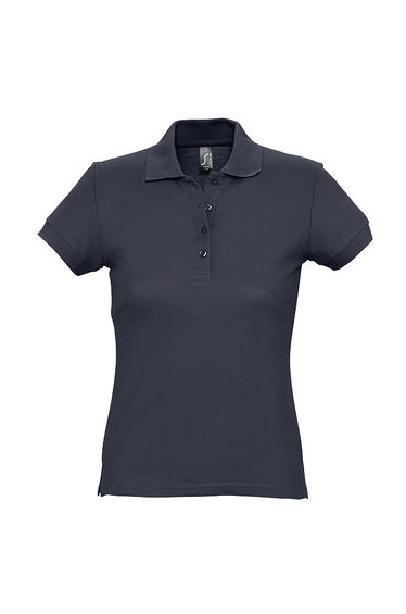 SOLS Womens/Ladies Passion Pique Short Sleeve Polo Shirt - Navy