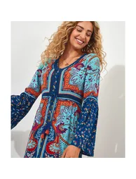 Remarkable Printed Boho Dress - 2