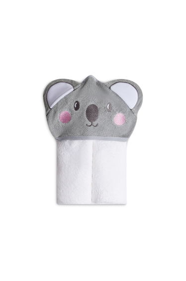 Kids 3D Organic Cotton Woven Hooded Towel